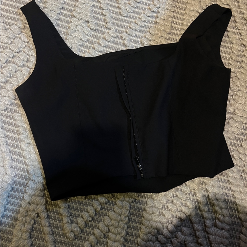 House Of Harlow Elegant Black Women's Crop Top